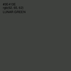#3E413E - Lunar Green Color Image